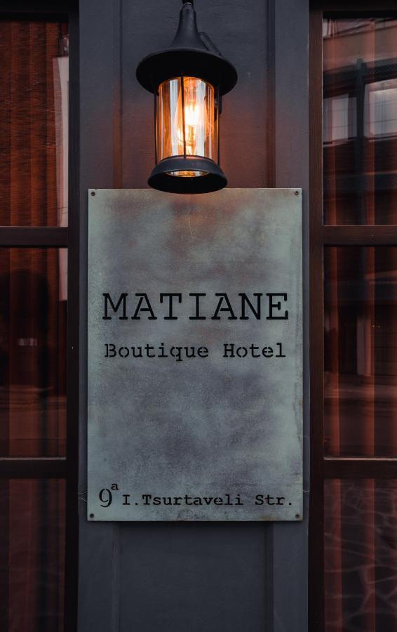 Matiane Boutique Hotel Tbilisi ภายนอก รูปภาพ